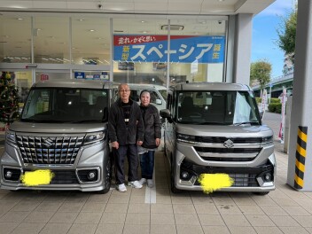 スペーシアカスタムご納車ありがとうございました！！